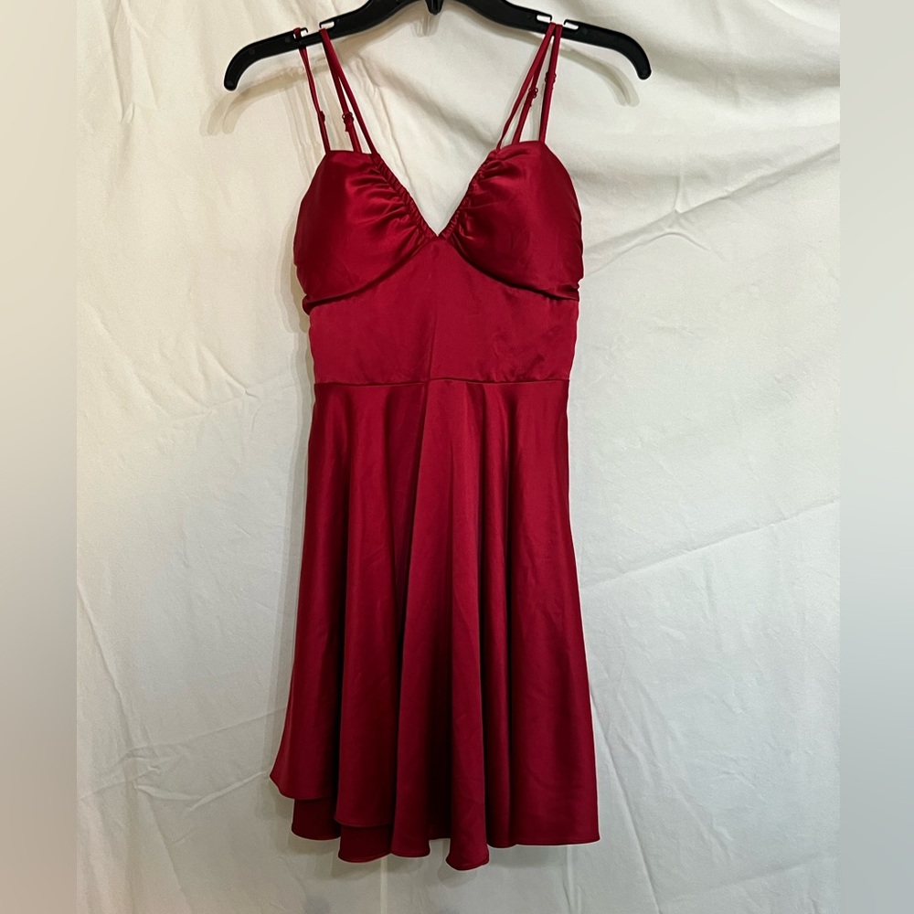 City Vibe Red Cocktail Dress Size 0